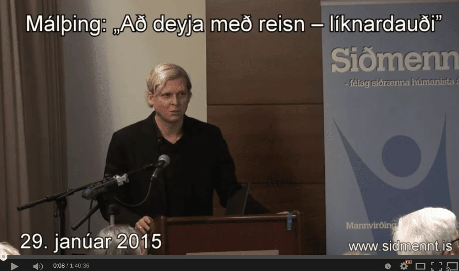 Málþing um líknardauða