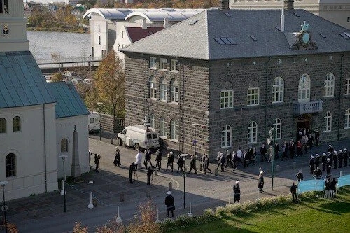 Setning Alþingis, 1. okt. 2008.